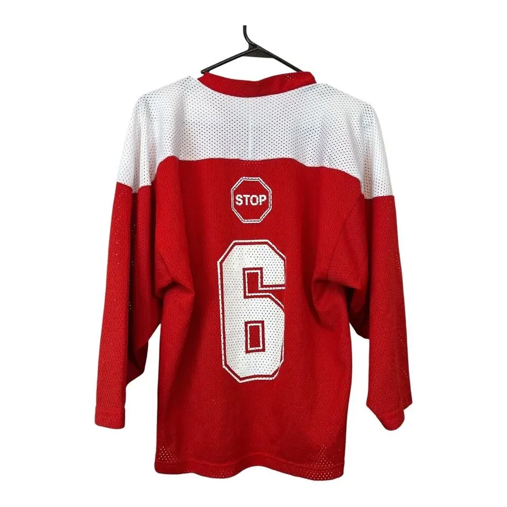 inaria Youth Large Hockey Jersey McDonalds Red Mesh Sports Football